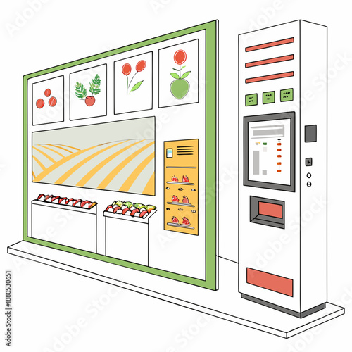Integrated Smart Food Production Monitoring Wall with Big Data Analytics and Sustainable Manufacturing Interface