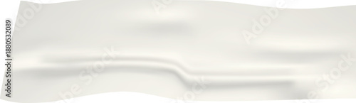 White flowing fabric surface creating abstract texture background