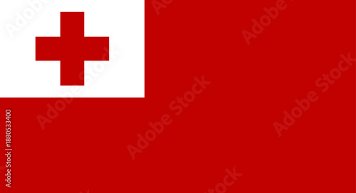 Tonga flag displaying national identity and patriotism