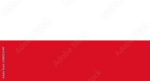 Poland national flag displaying Polish country identity and nationalism