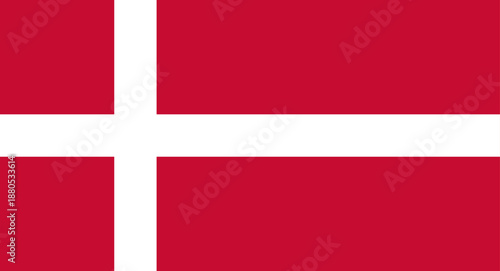 Denmark national flag showing national identity and patriotism