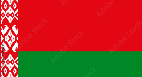 Belarus national flag representing country identity and independence
