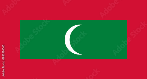 Maldives national flag flying symbol of patriotism and identity Free Download Maldives national flag flying symbol of patriotism and identity - GFXLoad