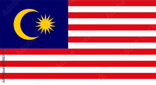 Malaysian national flag representing nation, pride, and independence