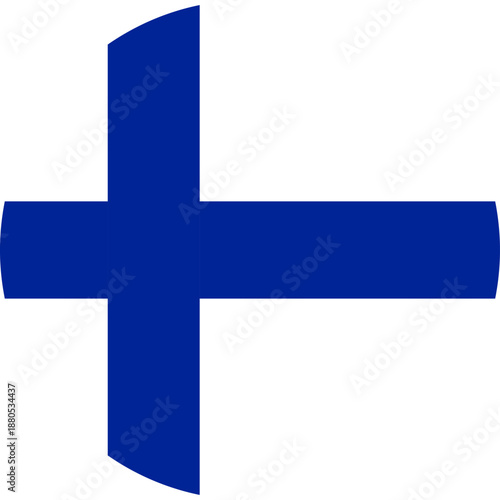 Finland national flag symbol representing identity