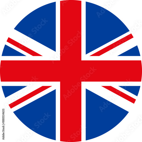 United Kingdom flag emblem representing British identity