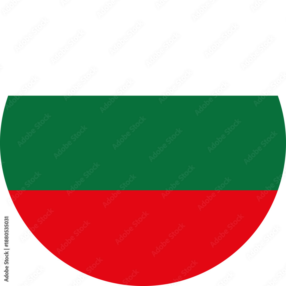 Obraz premium Bulgaria flag symbol representing European nation identity