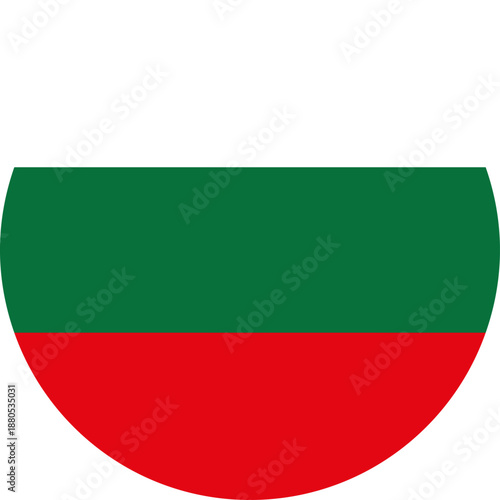 Bulgaria flag symbol representing European nation identity