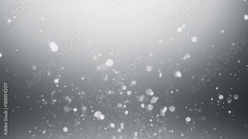 Wallpaper Mural Gentle snowfall of particles descending in a gradient sky, captured from a serene aerial viewpoint in a calm illustration Torontodigital.ca