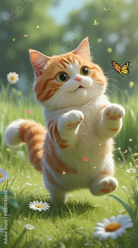 Chasing Butterflies 🦋
A Moment of Pure Wonder
Little Paws, Big Dreams
Springtime Magic
The Curious Kitten
Joy in Every Leap
Innocence in Motion