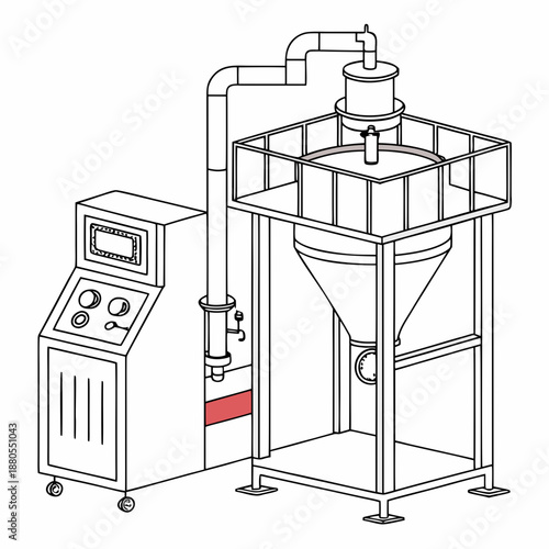 Industrial Retort Processing Technology Equipment for Food Sterilization and Canning Vector