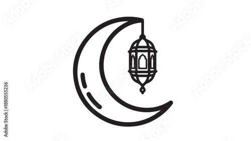 Ice Hockey Sticks and Puck with Angel Wings Representing Spiritual Sportsmanship Vector Graphic