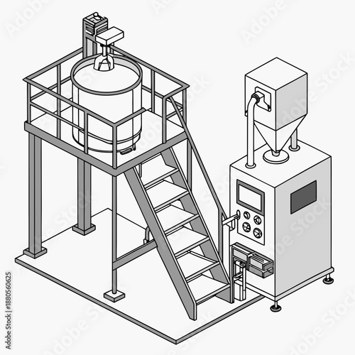 Revolutionary food technology: advanced system for ready mix production, ensuring quality and consistency.