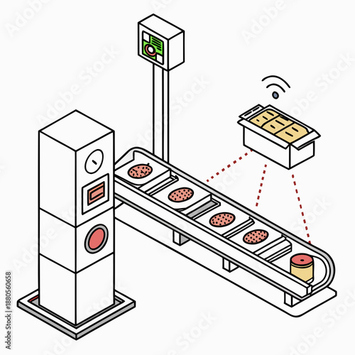 AI-based food defect detection system: advanced technology for quality control in food production.
