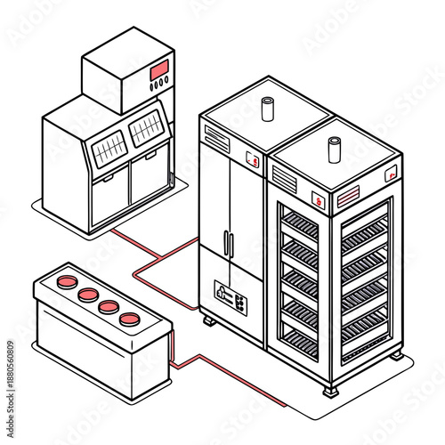 Integrated cold chain food technology system with advanced refrigeration for maintaining optimal temperature and freshness throughout distribution.
