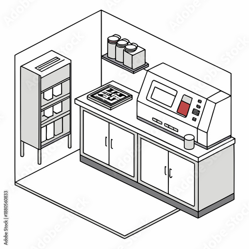 Advanced food allergen testing technology in a modern lab with sophisticated equipment for accurate detection and safety assurance.