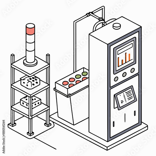 Food Moisture Analysis Technology and Equipment in a Scientific Laboratory