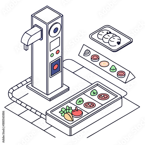 Advanced smart food AI vision inspection technology for automated quality control and defect detection.