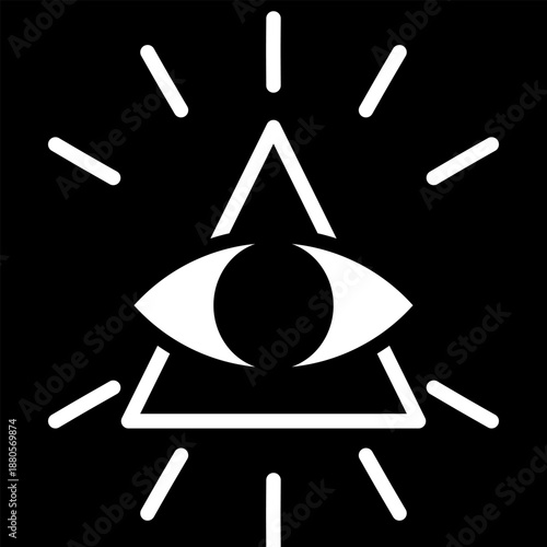 Eye of Providence. All-Seeing Eye