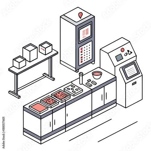 High-tech nutrition-focused food technology, developing healthy and advanced dietary solutions for optimal wellness.