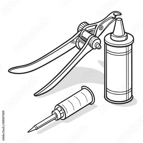 Medical Speculum Instrument Set