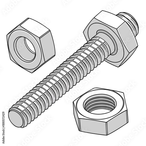 Bolt and Nuts For Mechanical Assembly