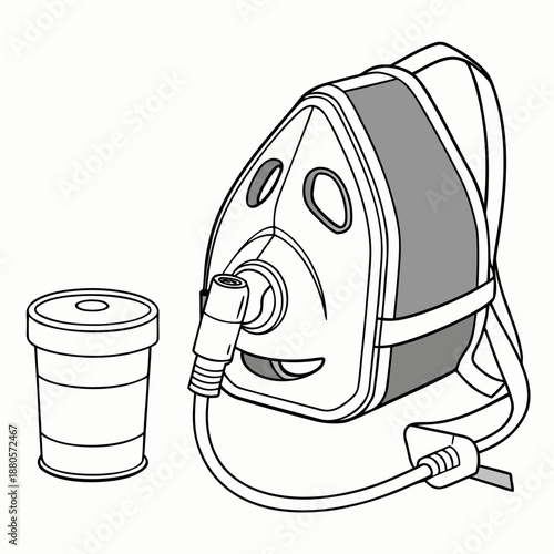 Nebulizer Mask and Medicine Cup Set