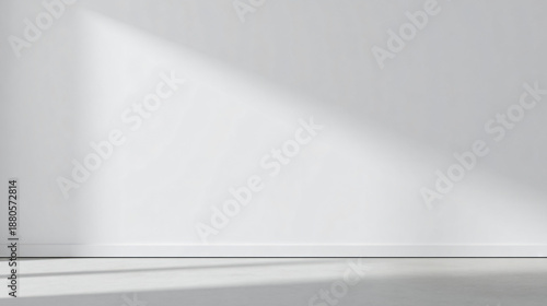 Wallpaper Mural Empty Wall Mockup with Soft Shadow Gradient Torontodigital.ca