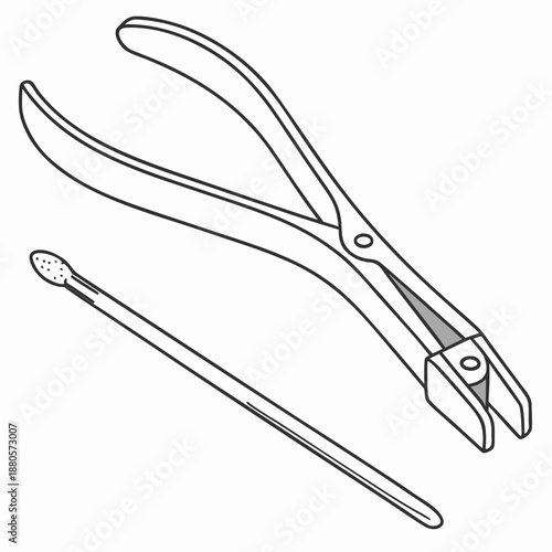 Surgical Pliers and Nasal Speculum