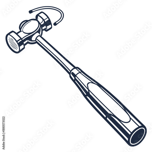 Polished Chrome Reflex Hammer Medical Tool