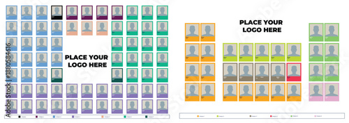 Staff Photo Grid Template