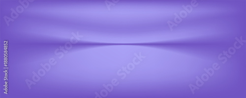 Abstract gradient podium background. Violet, purple and lilac empty 3d studio backdrop. Clean scene for product presentation mockup template. Vector illustration