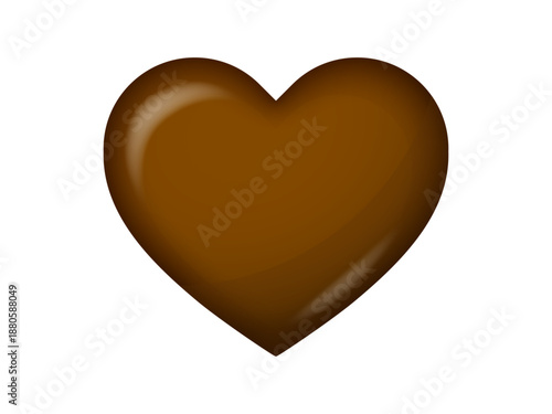 バレンタインのハート型のチョコレート