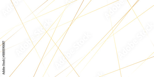 Abstract background with lines. Golden lines on White paper. Line wavy abstract vector technology line pattern background.