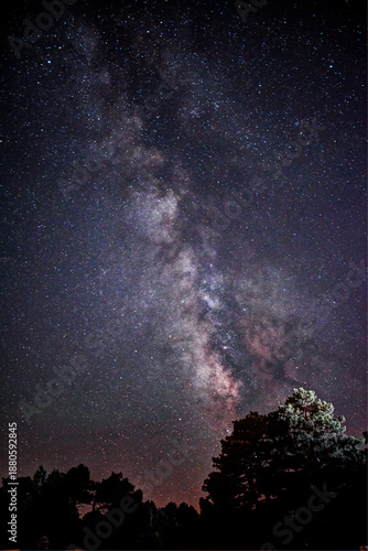 milkyway photo taken from Uludag mountain, Bursa