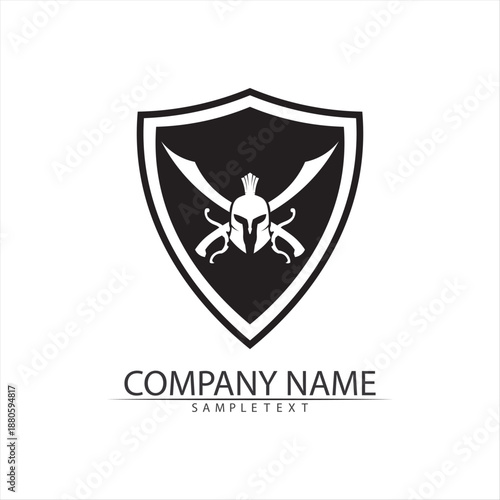 Free Download spartan logo and vector design helmet and head - GFXLoad