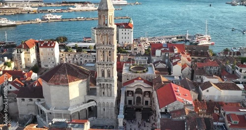 Peristyle of Diocletian’s Palace near the sea