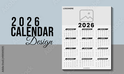 2026 Calendar desaign
