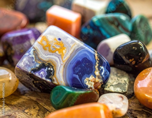 precious stones and minerals