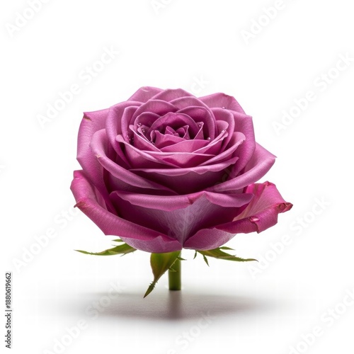 Purple Rose in Bloom: A close-up shot of a vibrant purple rose in full bloom, showcasing its intricate petals and delicate details.