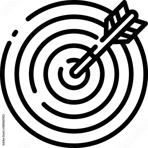 dart hitting the target