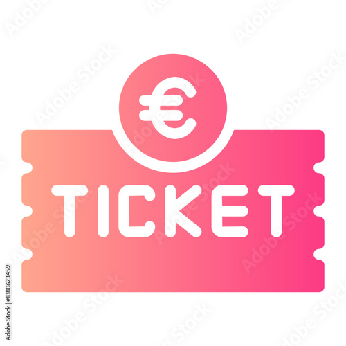 euro gradient icon