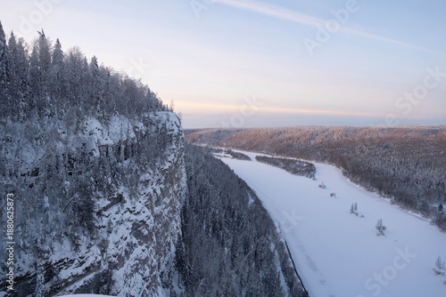 Vetlan Wetlan Mountain, Perm Region winter