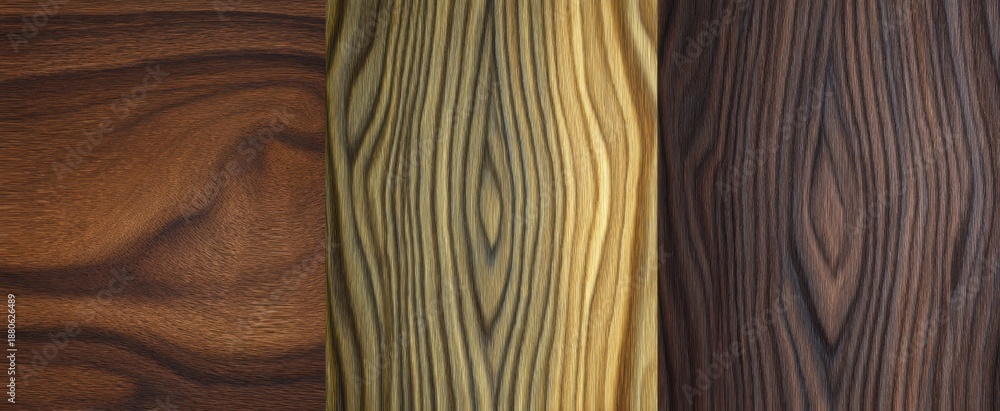 Fototapeta premium Shadowed wood grains showcase detailed textures and rich natural depth.