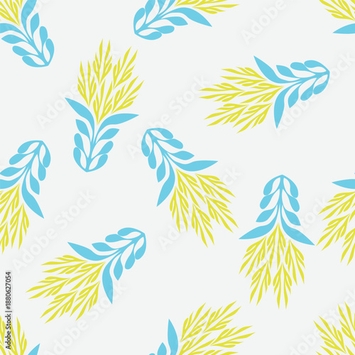 seamless pattern with feathers