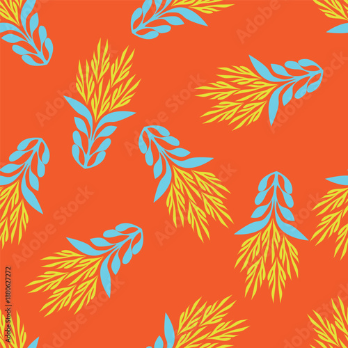 seamless pattern with flowers