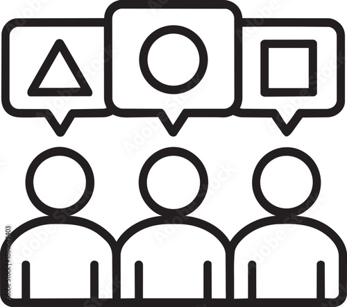 Cognitive skills and logic icon