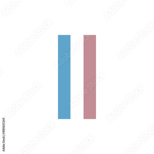 Litmus paper icon for measuring acidity and alkalinity in chemical experiments. Clean flat vector illustration for laboratory and educational use.