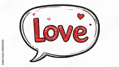 A red 3d vector speech bubble featuring a no smoking sign icon as a business web button illustration for a shop product label sticker