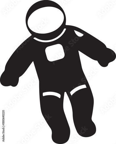 A vector illustration of a cartoon boy and baby with a magnifying glass standing near an athletic man and woman in a fun business action scene featuring soccer and boxing fitness exercise